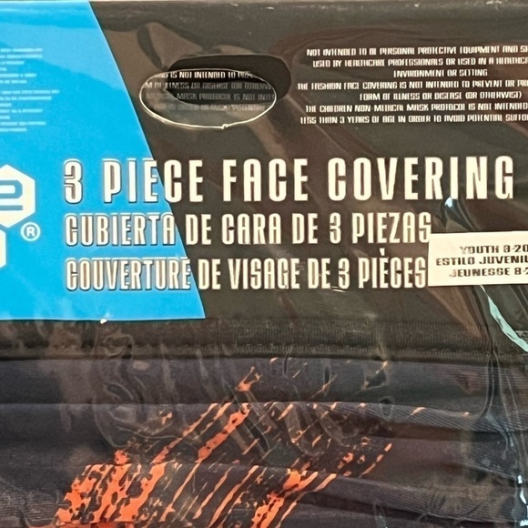 Auburn University 3 Piece Per Pack Face Covering NWT Boys Youth Size 8 - 20 - Picture 2 of 7